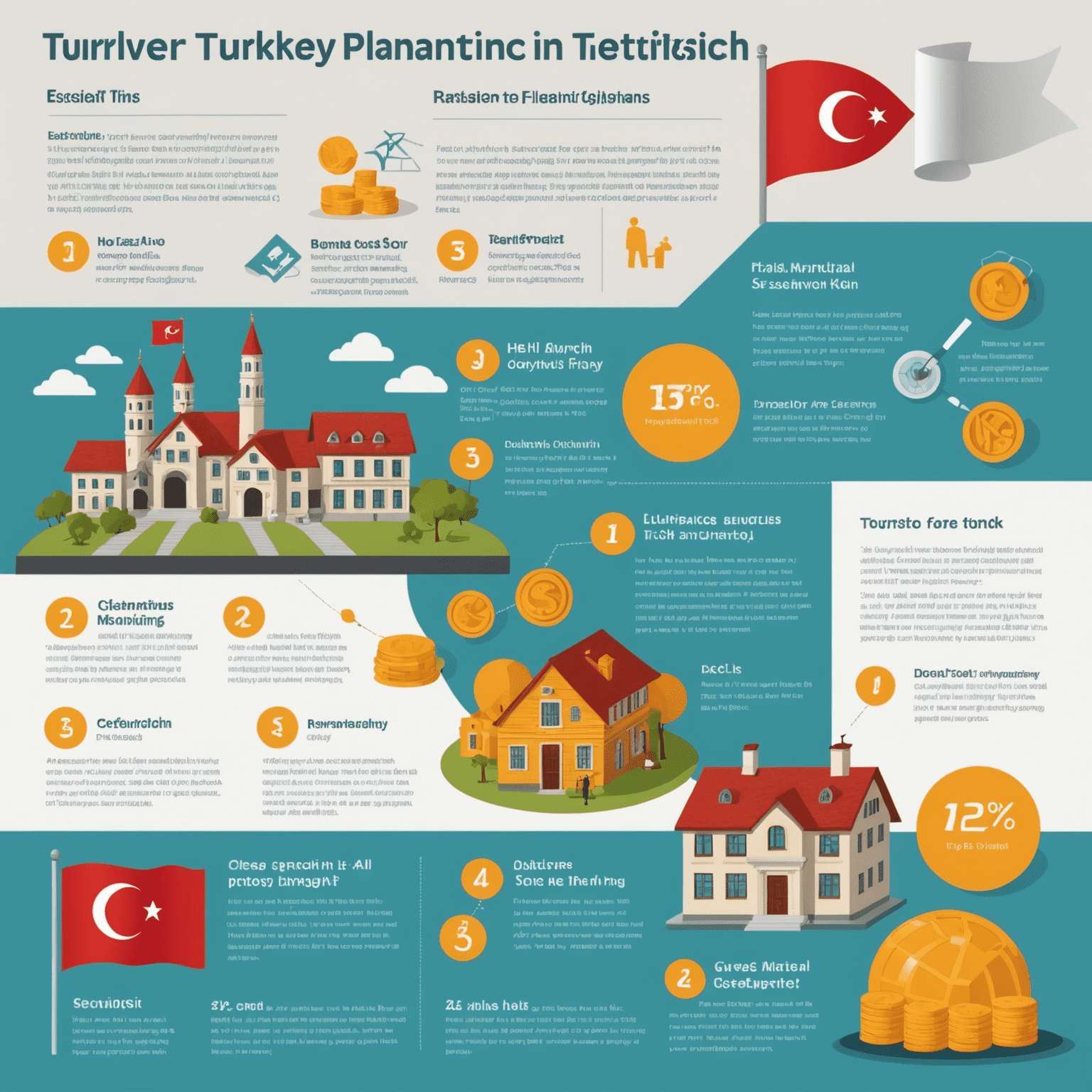 Türkiye'de maliyet planlaması için 5 temel ipucu gösteren infografik